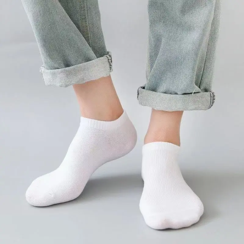 5 Pairs Unisex Casual Plain Co - Ankle Sock Low Cut review and price