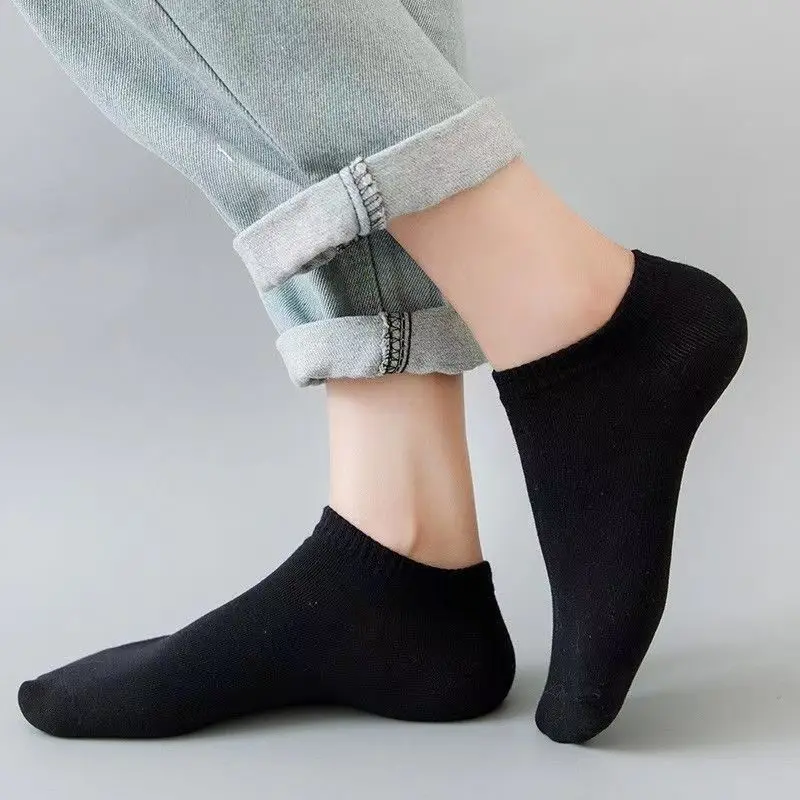 5 Pairs Unisex Casual Plain Co - Ankle Sock Low Cut review and price