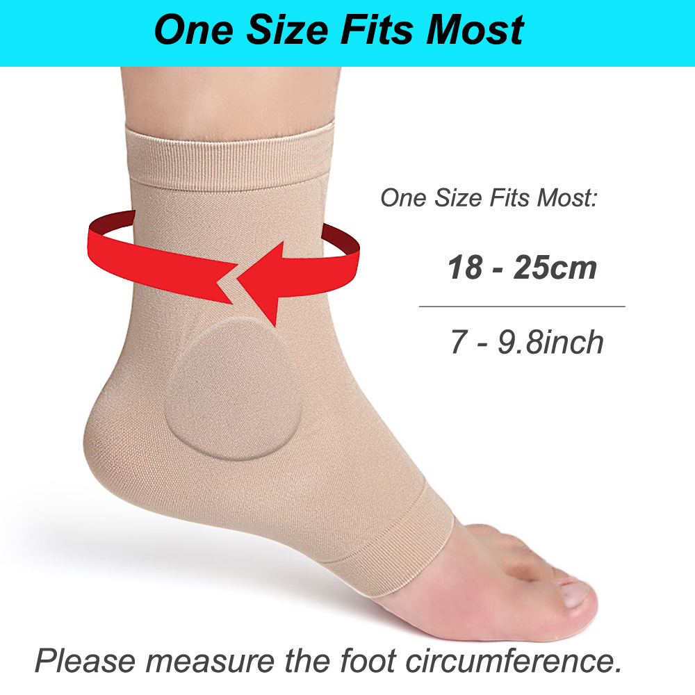 1Pair Boot Bumper Gel Pad Slee - Ankle Brace Sock review and price
