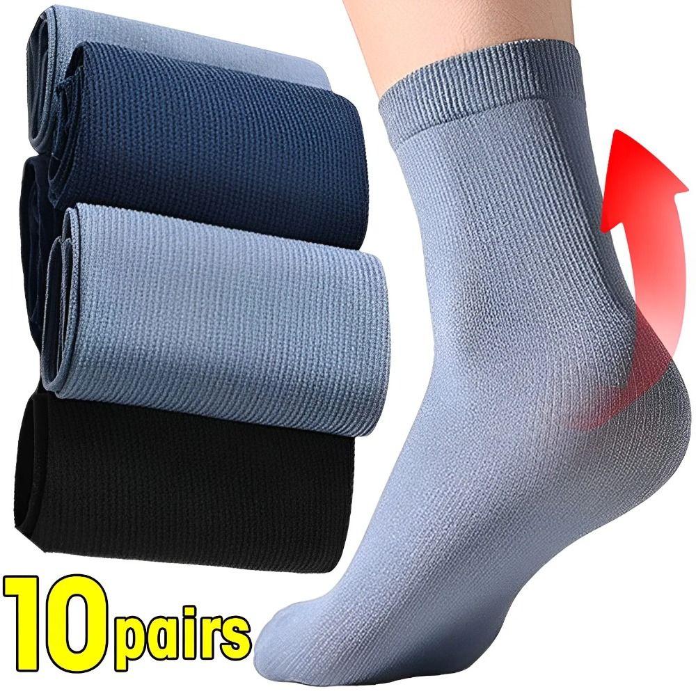 10pairs Fashion Men Ice Silk S - Silk Sock Bamboo review and price