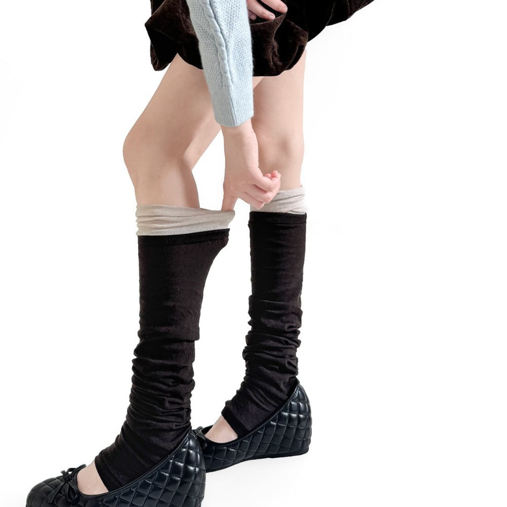 Cuffed Slouchy Stirrup Leg War - Boot Sock Slouchy review and price